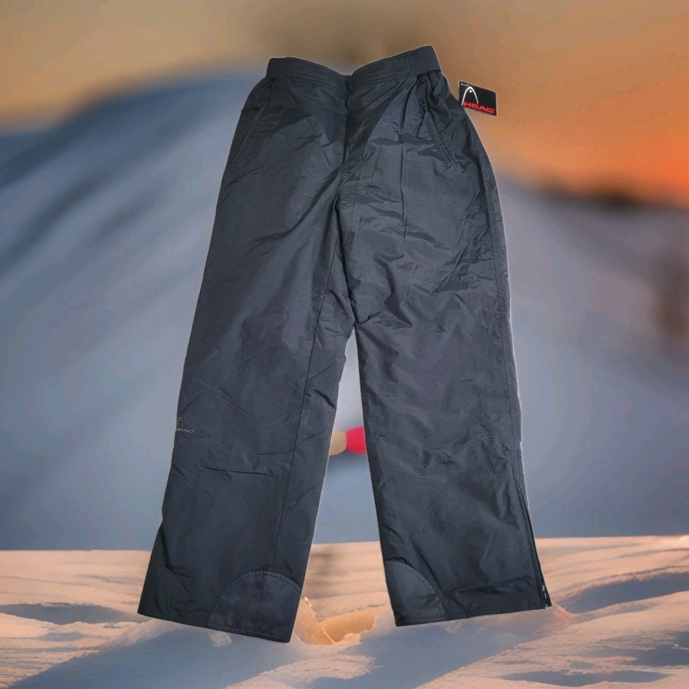 ❄️NWT HEAD L Black Insulated Snow Pants Womens XL Water‑Resistant Snowboard Ski